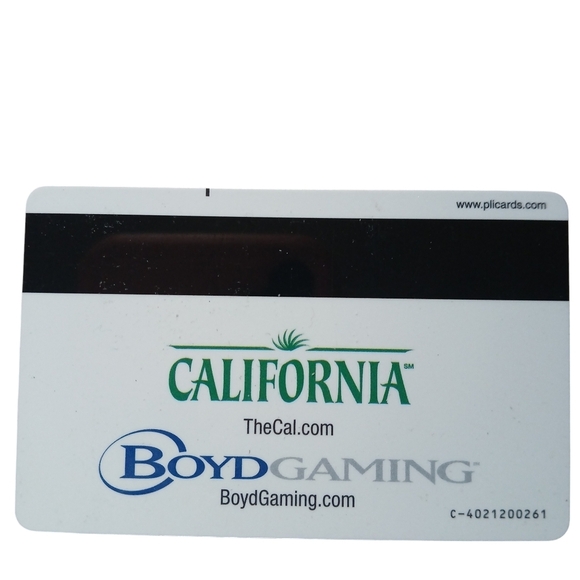 Blue and White Casino Loyalty Card for Gaming Rewards Boyd Gaming California - Picture 2 of 6